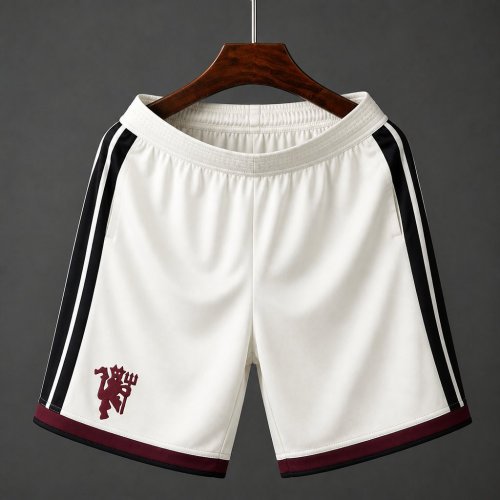 26/27 Manchester United Third White Shorts