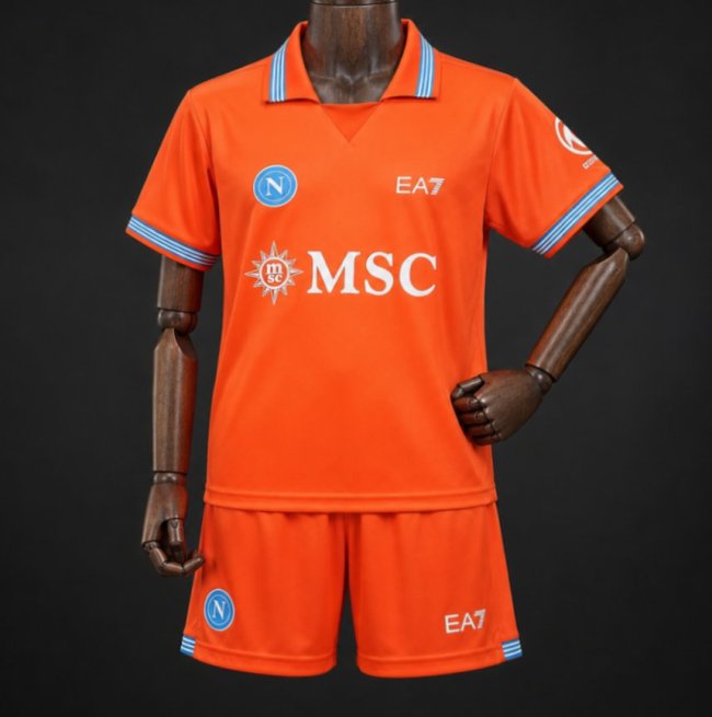 26/27 Kids Napoli Third Orange Jersey