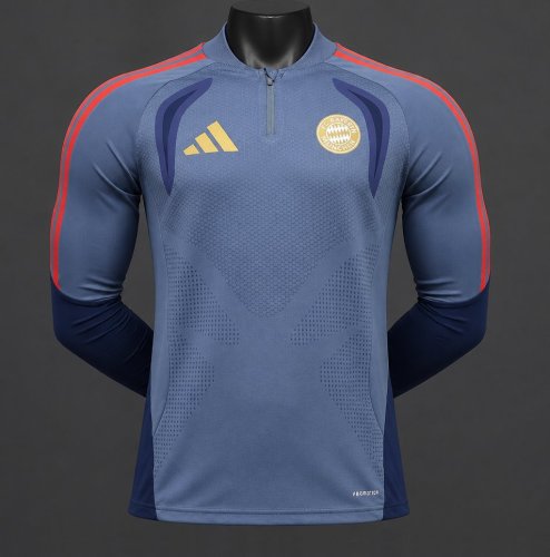 Player Version 26/27 FC Bayern München Long Sleeve Home Navy Jersey