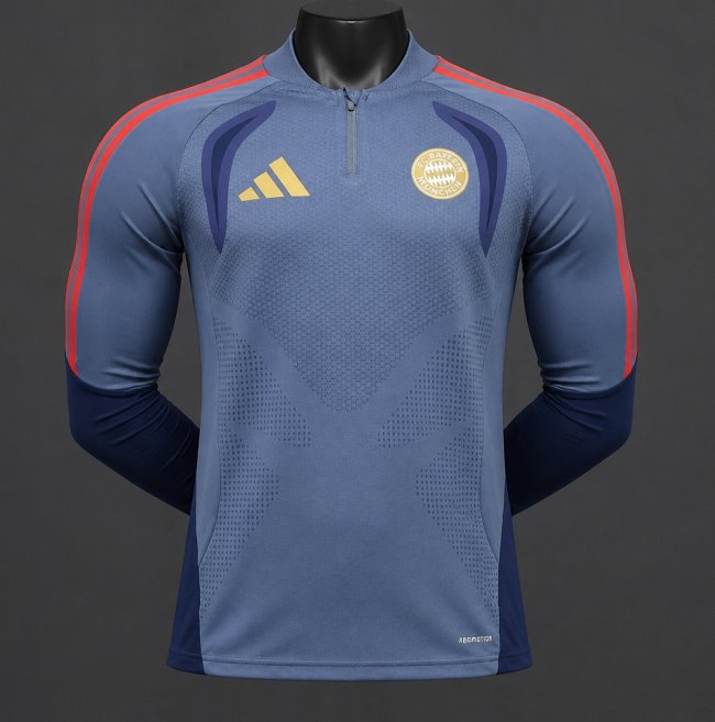 Player Version 26/27 FC Bayern München Long Sleeve Home Navy Jersey