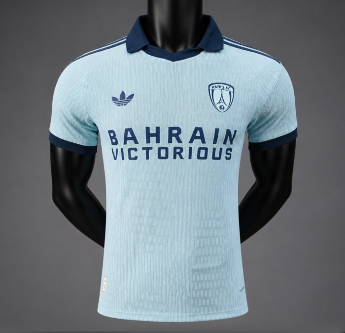 Player Version 26/27 Paris FC Away Light Blue Jersey