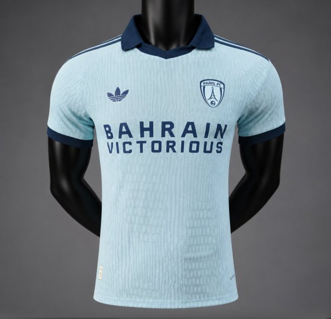 Player Version 26/27 Paris FC Away Light Blue Jersey