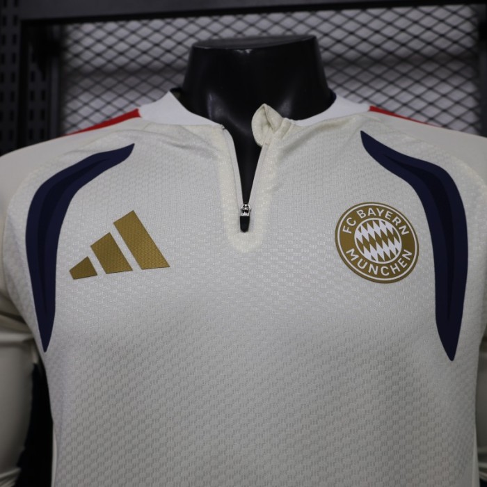Player Version 26/27 FC Bayern München Long Sleeve Away White Jersey