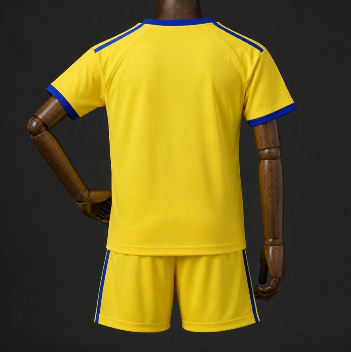 26/27 Kids Manchester United Yellow Goalkeeper Jersey