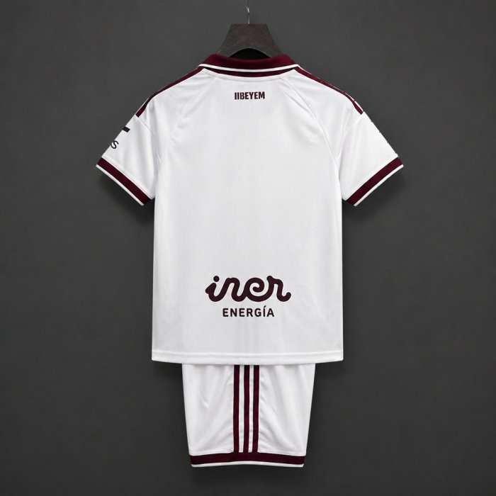 26/27 Kids Albacete Home  White Jersey Kit