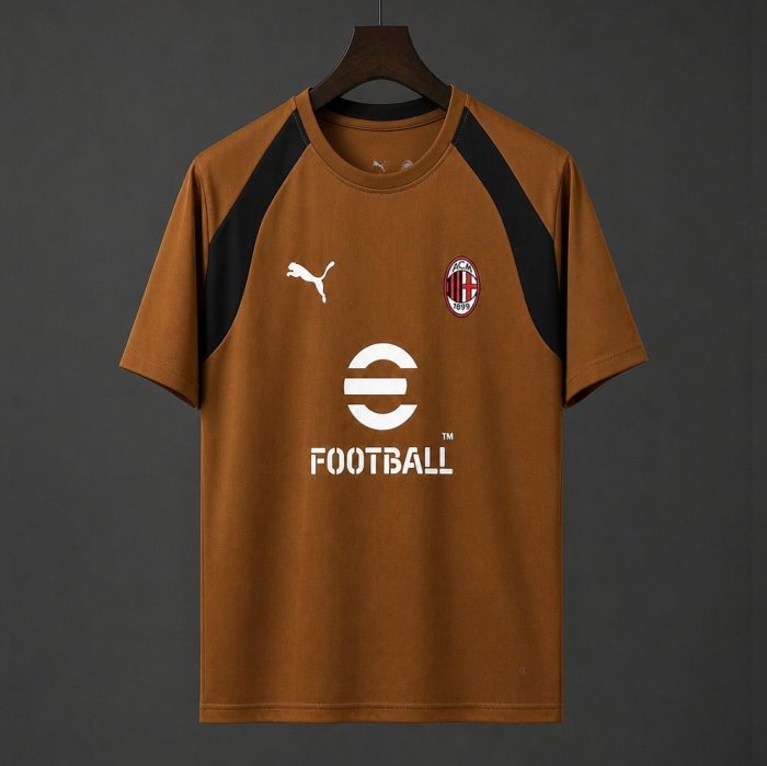 26/27 AC Milan Training Brown Jersey