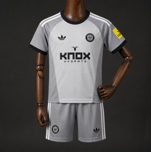 26/27 Kids Newcastle United Goalkeeper 3 Grey Jersey Kit