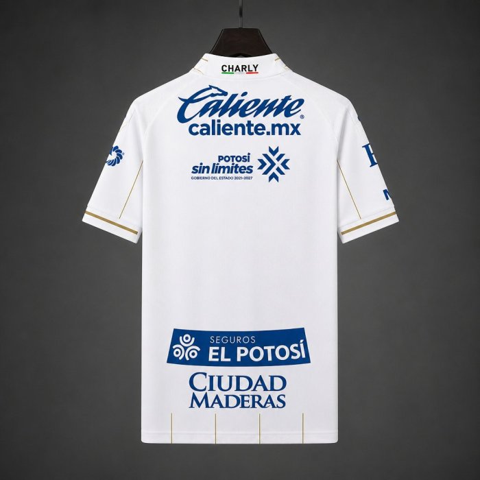 26/27 Atletico San Luis Away White Stripes Jersey
