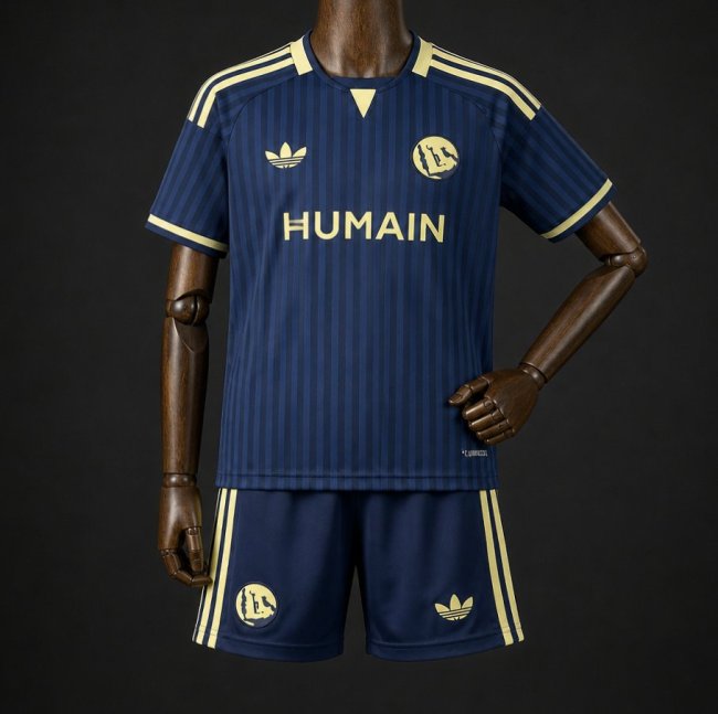 26/27 Kids Al-Nassr Away Navy Jersey Kit