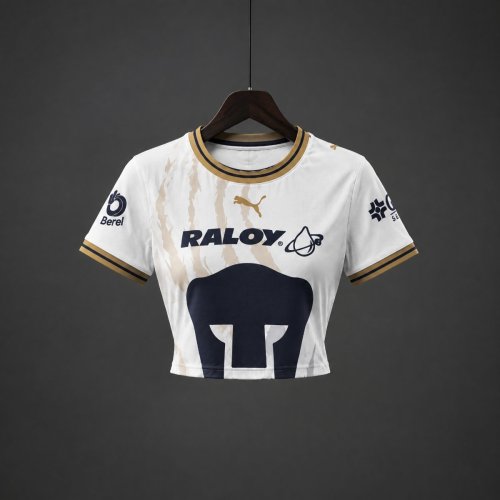 26/27 Women Pumas UNAM Away Crop Jersey
