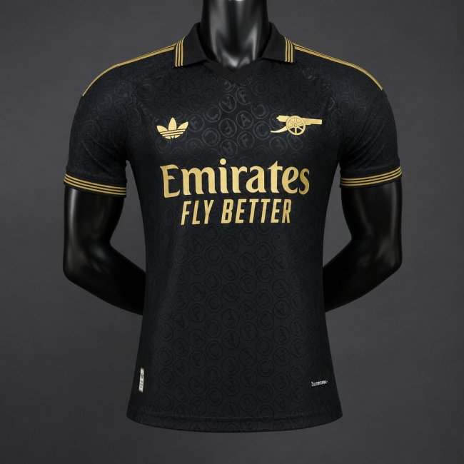 Player Version 26/27 Arsenal FC Special Edition Black Gold Jersey