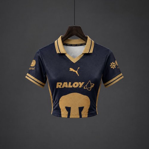 26/27 Women Pumas UNAM Home Crop Jersey