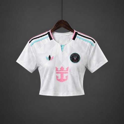 2026 Women Inter Miami Third White Crop Jersey