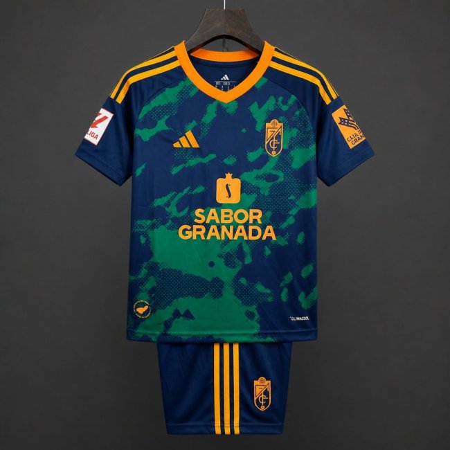 26/27 Kids Granada Away Green Jersey Kit