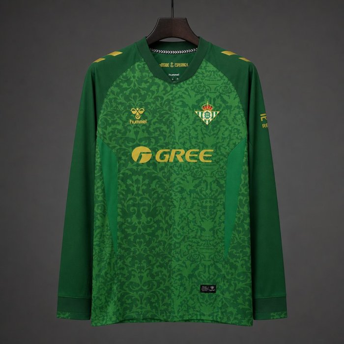 26/27 Real Betis Away Long Sleeve Green Jersey