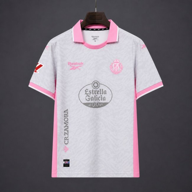 26/27 Real Valladolid Third Grey Pink Jersey