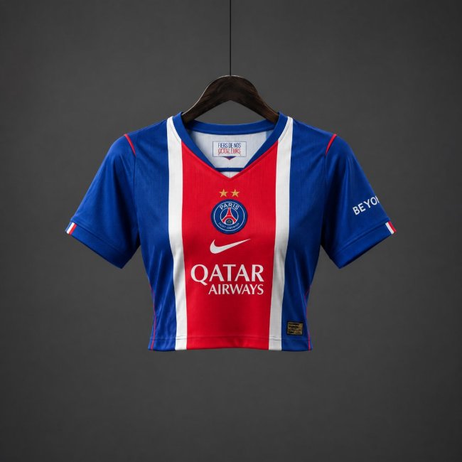 26/27 Women PSG/Paris Saint-Germain Home Crop Jersey