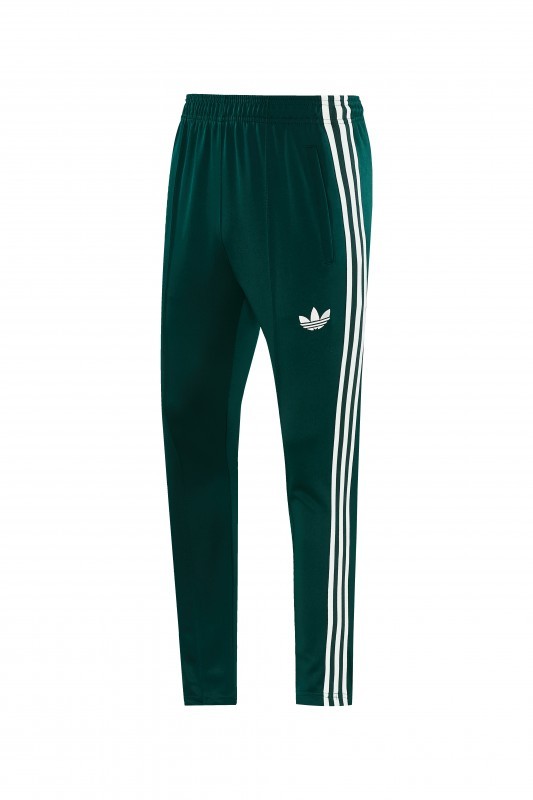 26/27 Real Madrid CF White Full Zipper Jacket Tracksuit + Green Long Pants