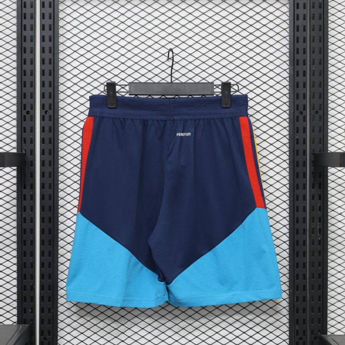 Player Version  2026 Spain National Team  Training Blue Shorts