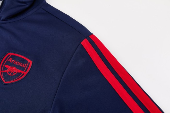 26/27 Arsenal FC Royal Blue Full Zipper Jacket Tracksuit + Long Pants