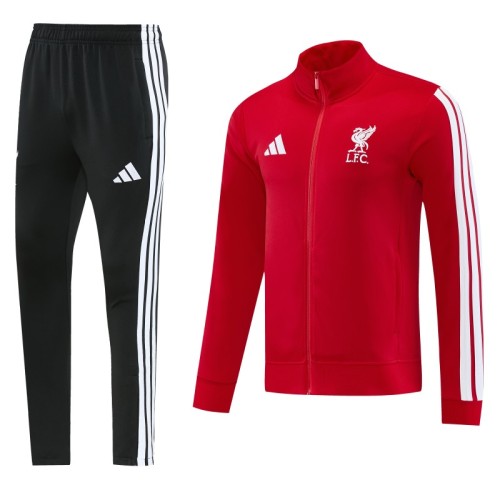 26/27 Liverpool  Red Full Zipper Jacket Tracksuit + Long Pants