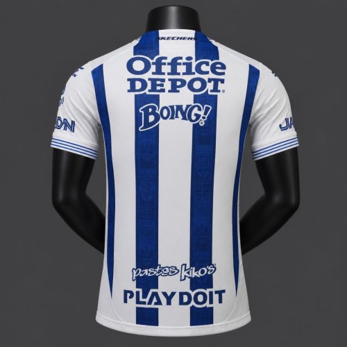 Player Version 26/27  Pachuca Home  White  Blue Jersey