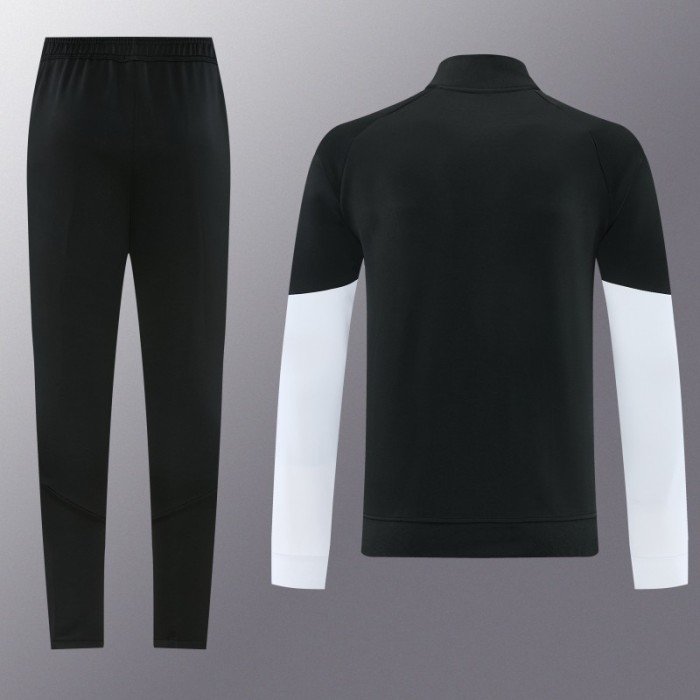 26/27  Liverpool FC  Black Full Zipper Jacket Tracksuit + Long Pants