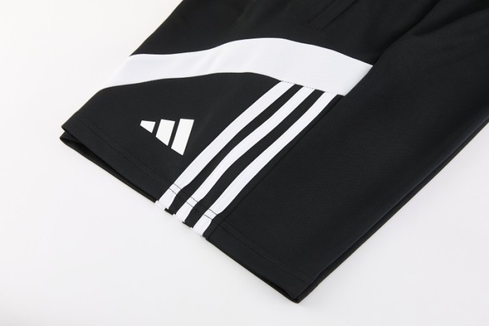 26/27 Adidas 17 Black Short Sleeve+Soccer Shorts