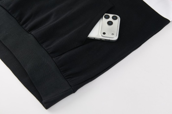 26/27 Juventus  Black Hoodie Full Zipper Jacket + Long Pants
