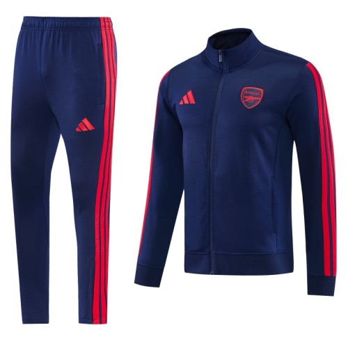 26/27 Arsenal FC Royal Blue Full Zipper Jacket Tracksuit + Long Pants