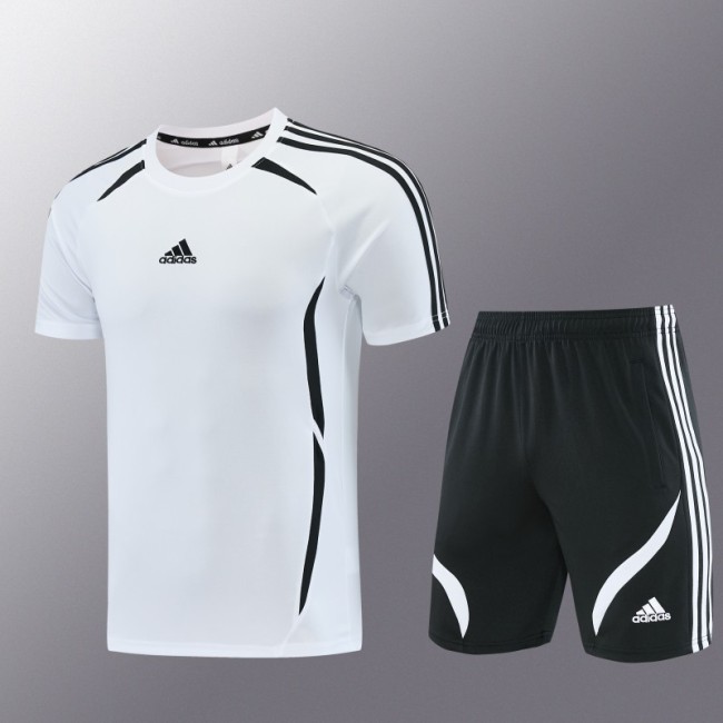 26/27 Adidas 16 White Short Sleeve+Soccer Shorts