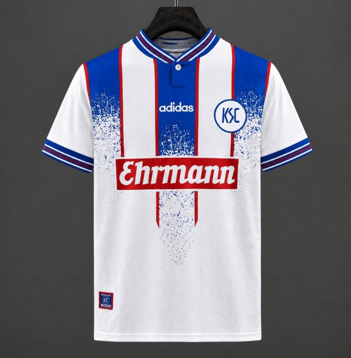Retro 96/98 Karlsruher Home Jersey