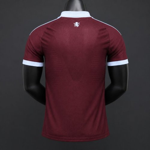 Player Version 26/27 Aston Villa FC Home Maroon Jersey With Sponsor