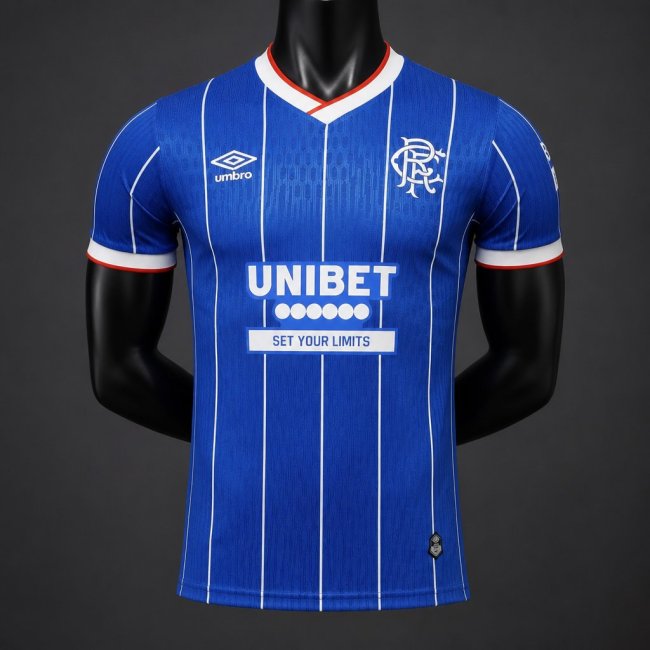 Player Version 26/27 Glasgow Rangers FC Blue Jersey