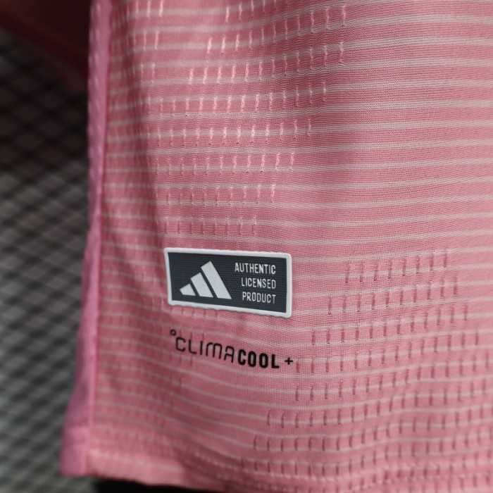 Player Version 26/27 Inter Miami CF Home Pink Long Sleeve Jersey