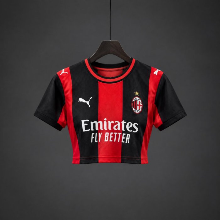 26/27 AC Milan Home Women Crop Jersey
