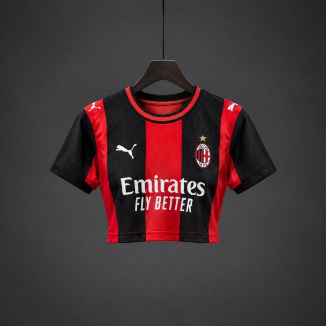 26/27 AC Milan Home Women Crop Jersey