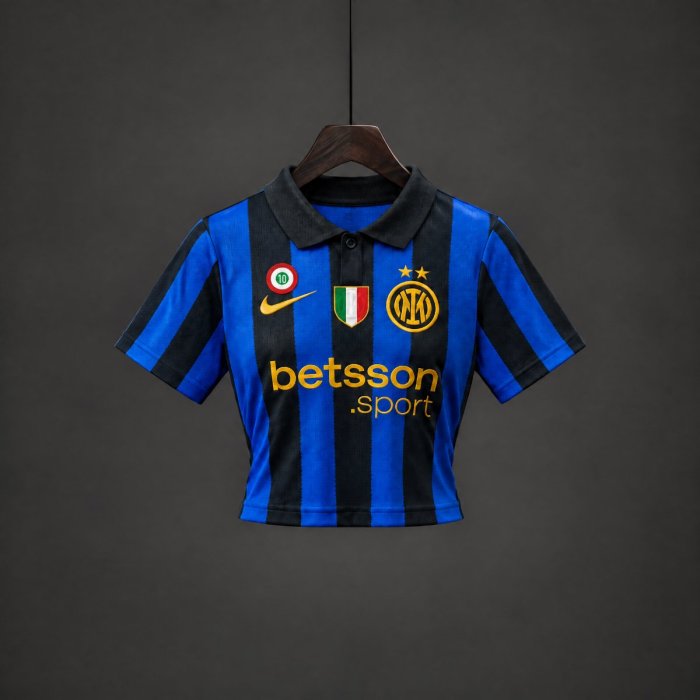 26/27 Inter Milan Home Women Crop Jersey
