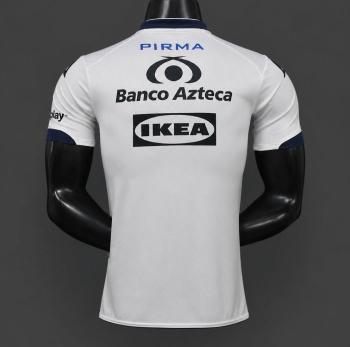 Player Version 26/27 Club Puebla Home Blue Pink Jersey
