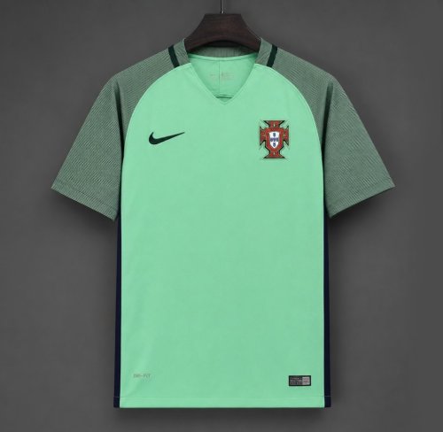 Retro 2016 Portugal Away Green Jersey