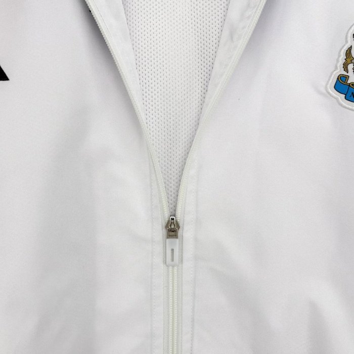 26/27 Newcastle United  White Full Zipper Windbreaker Jacket
