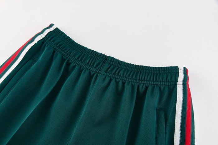 26/27 Mexico  Dark Green Full Zipper Jacket + Long Pants
