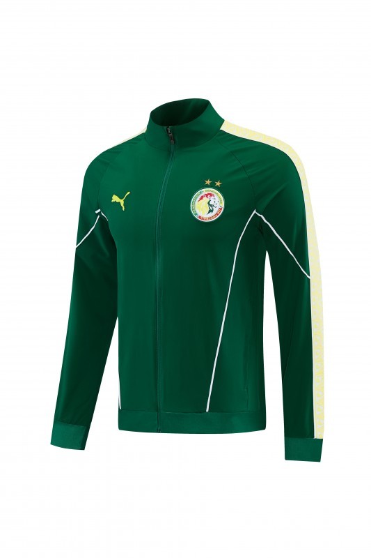 26/27 Senegal  Green Full Zipper Jacket + Long Pants