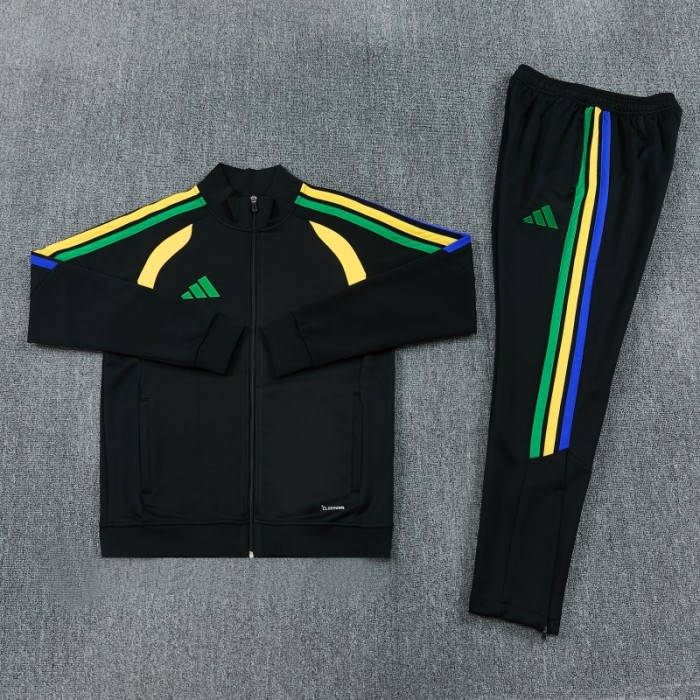 26/27 Air Jordan Black Full Zipper Jacket + Long Pants