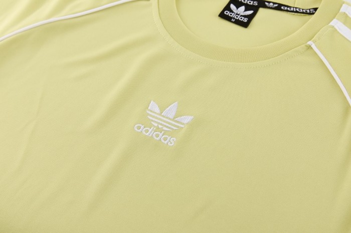 26/27 Adidas AD15 Yellow Short Sleeve+Soccer Shorts