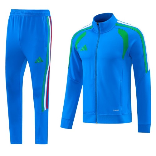 26/27 Air Jordan  Bright Blue Full Zipper Jacket + Long Pants