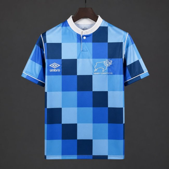 Retro 87/90 Derby County Home Jersey