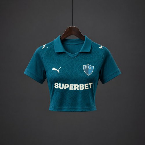 26/27 Fluminense Third Women Green Crop Jersey