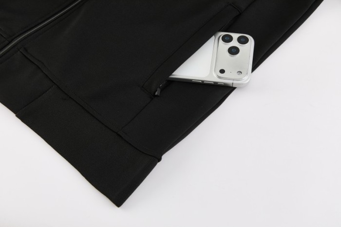 26/27 Argentina 06 Black Full Zipper Jacket + Long Pants