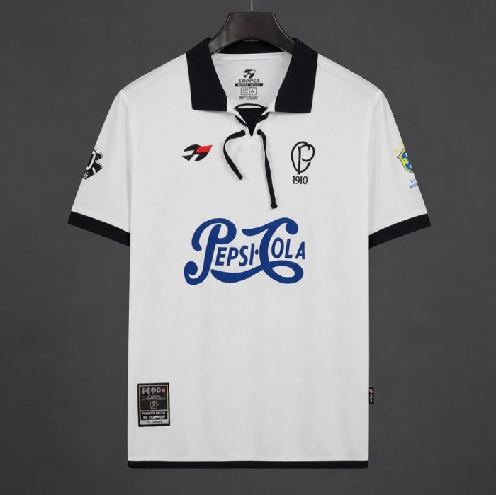 Retro 00/01 Corinthians 90Th Anniversary White Jersey